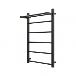 Полотенцесушитель электрический Grota Simple P с полкой 530x800 черный