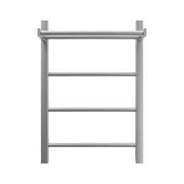 Полотенцесушитель электрический Grota Simple P с полкой 430x600 хром матовый