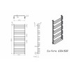 Полотенцесушитель электрический Grota Eco Forte 630x1500 хром матовый