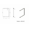 Полотенцесушитель водяной Grota Modesto 600x400 хром глянцевый