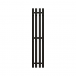 Полотенцесушитель водяной Grota Corsa 180х900 черный