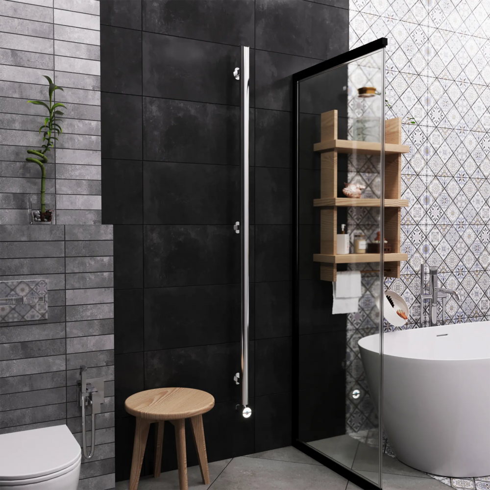 Полотенцесушитель электрический Grota Ago 51x1800 хром глянцевый