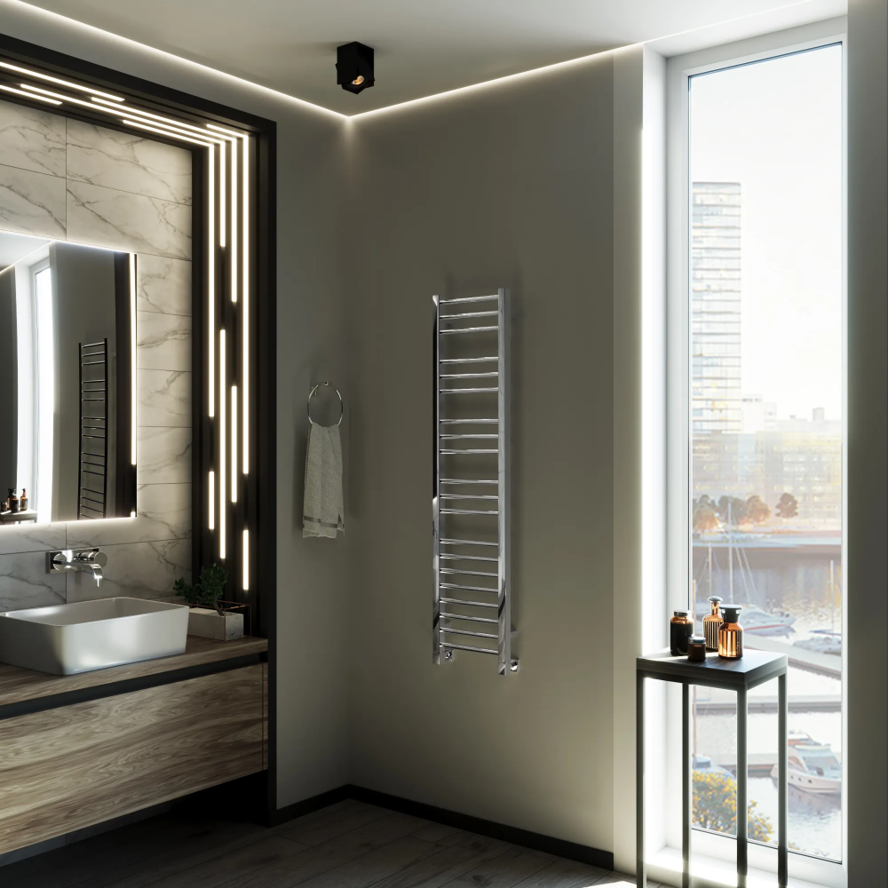 Полотенцесушитель водяной Grota Classic 300x1200 хром глянцевый