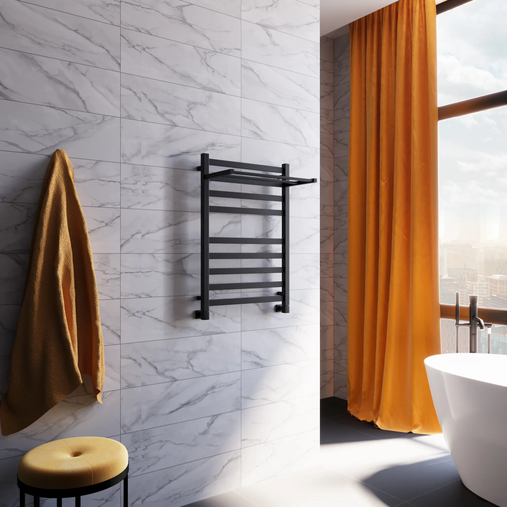 Полотенцесушитель водяной Grota Comfort 530x750 черный