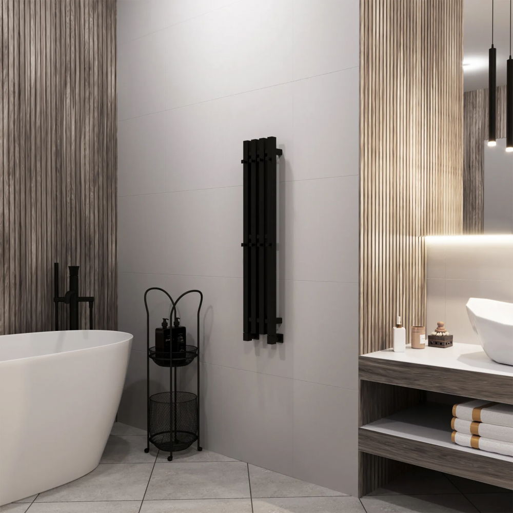 Полотенцесушитель водяной Grota Corsa 180х900 черный