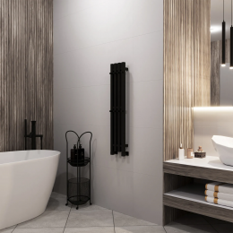 Полотенцесушитель водяной Grota Corsa 180х900 черный