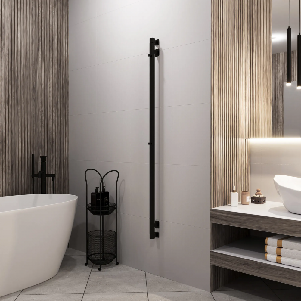 Полотенцесушитель водяной Grota Corsa 30х1500 черный