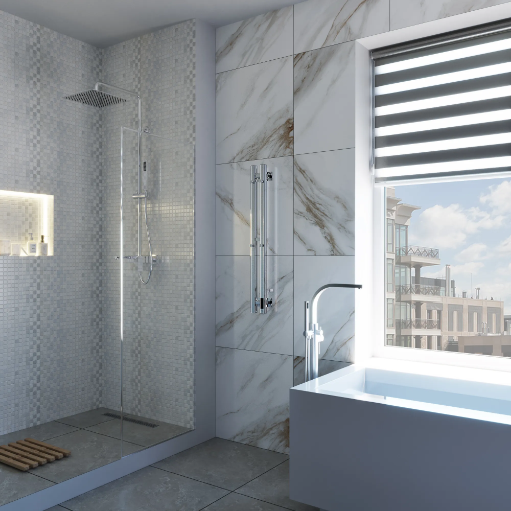 Полотенцесушитель электрический Grota Corsa K 100х900 хром глянцевый