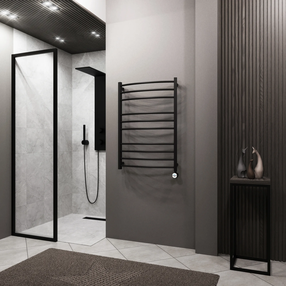 Полотенцесушитель электрический Grota Eco Calma 630x900 черный