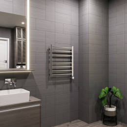 Полотенцесушитель электрический Grota Eco Classic 530x600 хром матовый