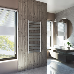 Полотенцесушитель водяной Grota Granito 550x1220 хром матовый