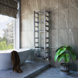 Полотенцесушитель электрический Grota Largo 400x1500x295 хром глянцевый