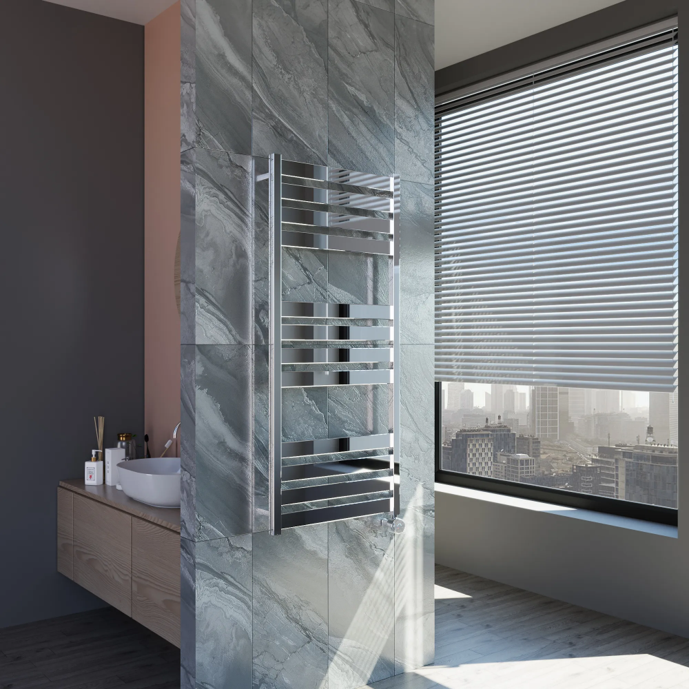 Полотенцесушитель электрический Grota Lux 530x1200 хром глянцевый