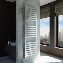 Полотенцесушитель водяной Grota Lux 530x1800 хром матовый
