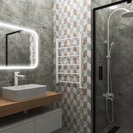 Полотенцесушитель электрический Grota Simple 530x800 белый