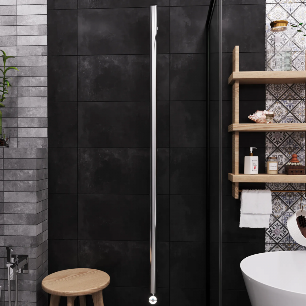 Полотенцесушитель электрический Grota Ago 51x1800 хром глянцевый