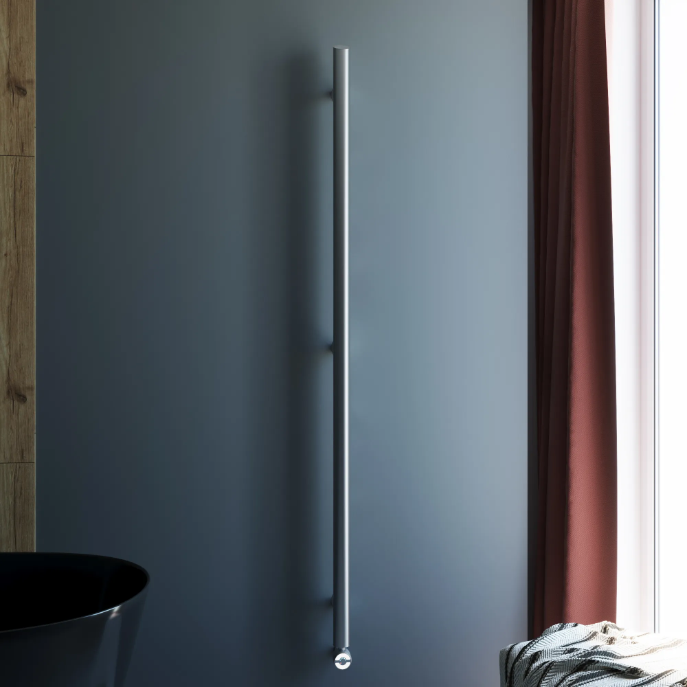 Полотенцесушитель электрический Grota Ago 51x1800 хром матовый