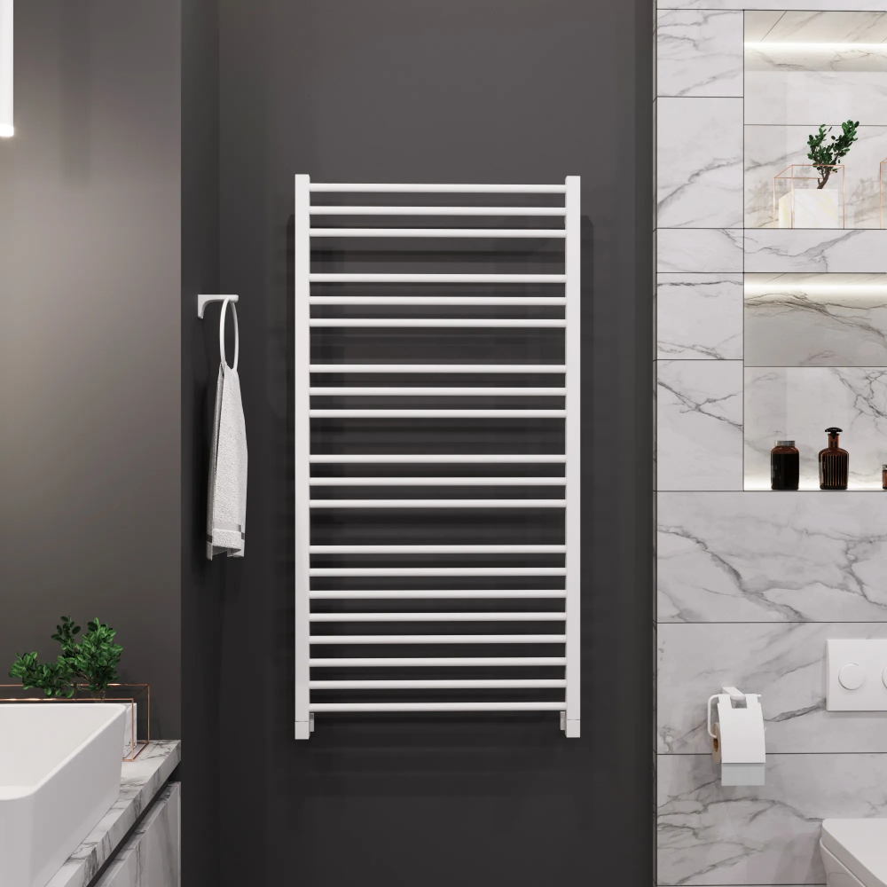 Полотенцесушитель водяной Grota Classic 630x1200 белый