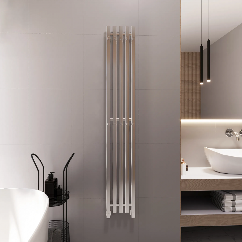 Полотенцесушитель водяной Grota Corsa 230х1500 хром глянцевый