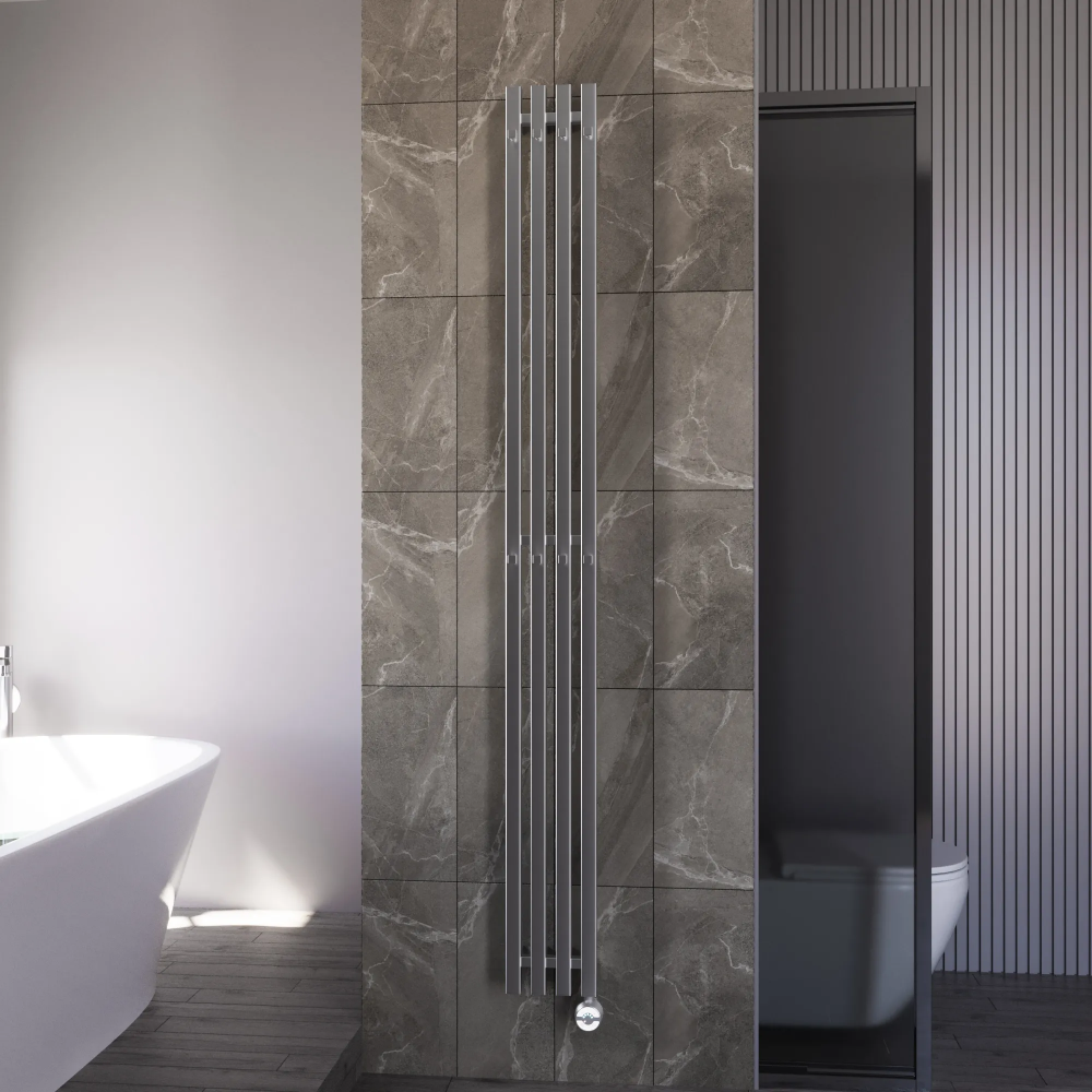 Полотенцесушитель электрический Grota Corsa 180х1800 хром матовый