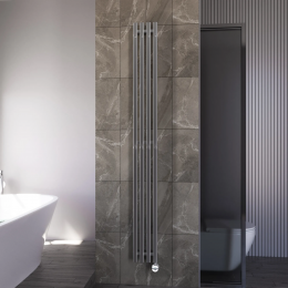 Полотенцесушитель электрический Grota Corsa 180х1800 хром матовый