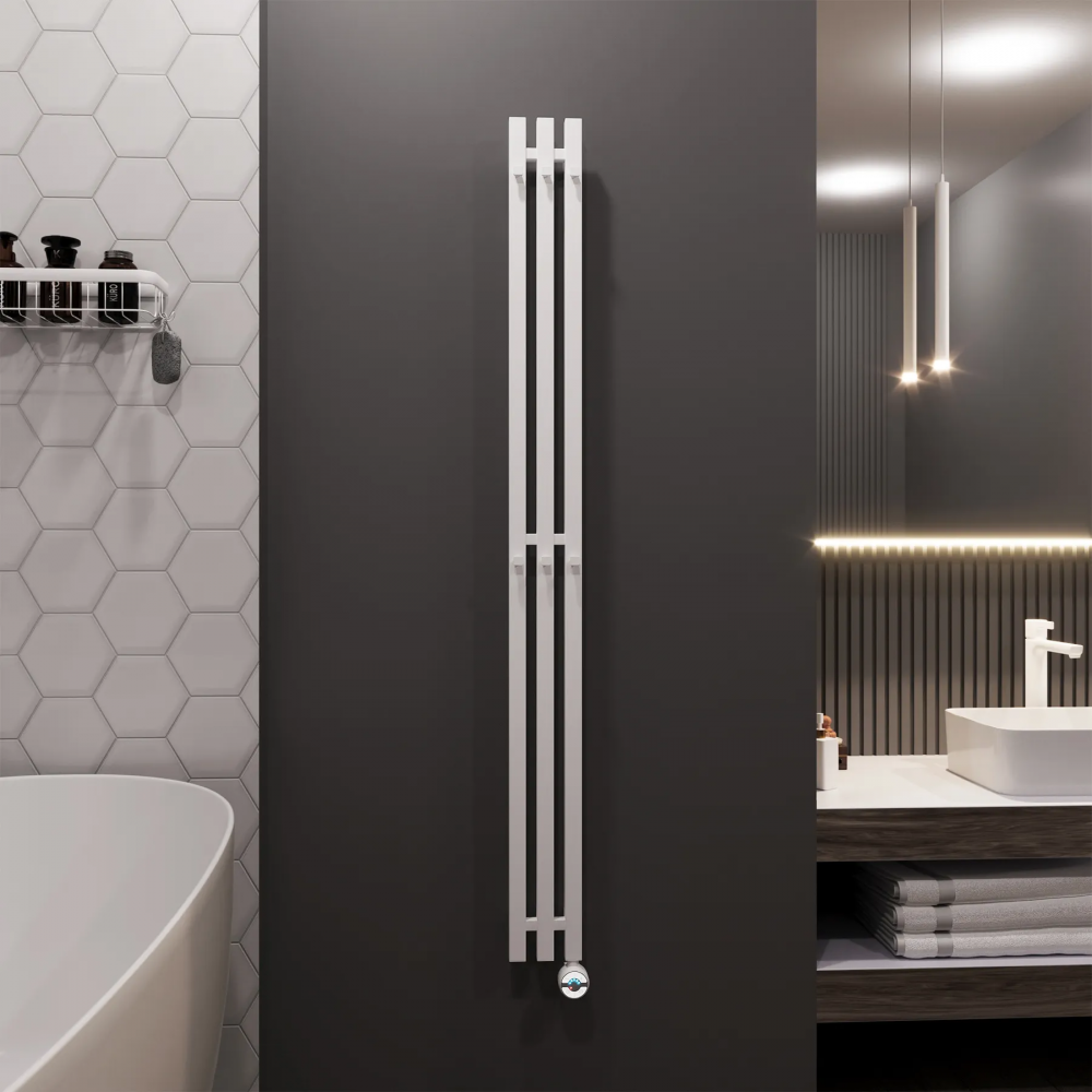 Полотенцесушитель электрический Grota Corsa 130х1500 белый