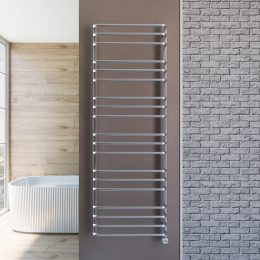 Полотенцесушитель электрический Grota Eco Forte 630x1800 хром матовый