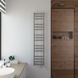 Полотенцесушитель электрический Grota Estro 300x1500 хром матовый