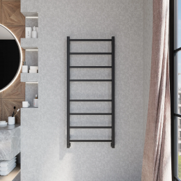 Полотенцесушитель водяной Grota Moda 530x1200 черный