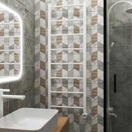 Полотенцесушитель электрический Grota Simple 430x1200 белый