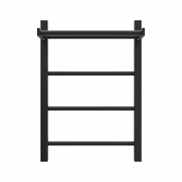 Полотенцесушитель электрический Grota Simple P с полкой 430x600 черный