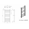 Полотенцесушитель водяной Grota Eco Classic 480x900 хром матовый