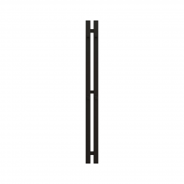 Полотенцесушитель водяной Grota Corsa 80х900 черный