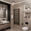 Полотенцесушитель водяной Grota Classic 630x1500 черный