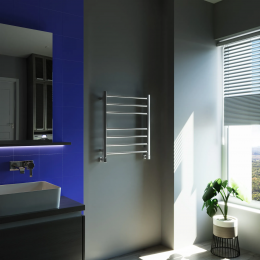 Полотенцесушитель водяной Grota Eco Classic 530x600 хром глянцевый