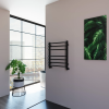 Полотенцесушитель водяной Grota Eco Forte 530x600 черный