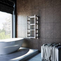 Полотенцесушитель водяной Grota Largo 400x900x295 хром матовый