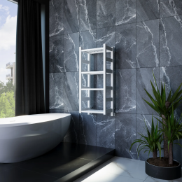 Полотенцесушитель водяной Grota Largo 400x900x295 белый