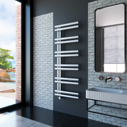 Полотенцесушитель электрический Grota Lato L 530x1420 хром матовый
