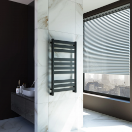 Полотенцесушитель водяной Grota Lux 530x900 черный