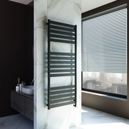 Полотенцесушитель электрический Grota Lux 630x1500 черный