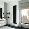 Полотенцесушитель водяной Grota Quill 350x1800 черный