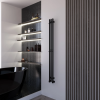 Полотенцесушитель водяной Grota Sian 130х1500 черный