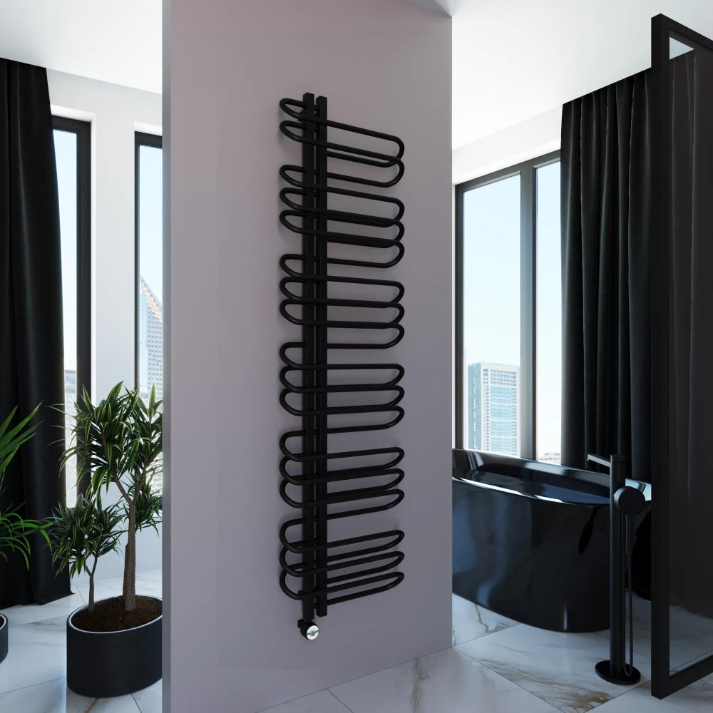Полотенцесушитель электрический Grota Stelle 500x1800/l черный