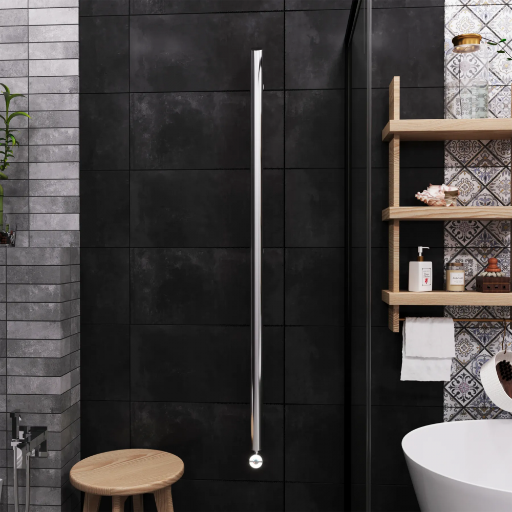 Полотенцесушитель электрический Grota Ago 51x1500 хром глянцевый