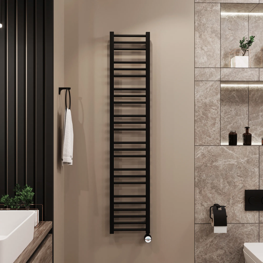 Полотенцесушитель электрический Grota Classic 300x1500 черный