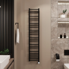 Полотенцесушитель электрический Grota Classic 300x1500 черный