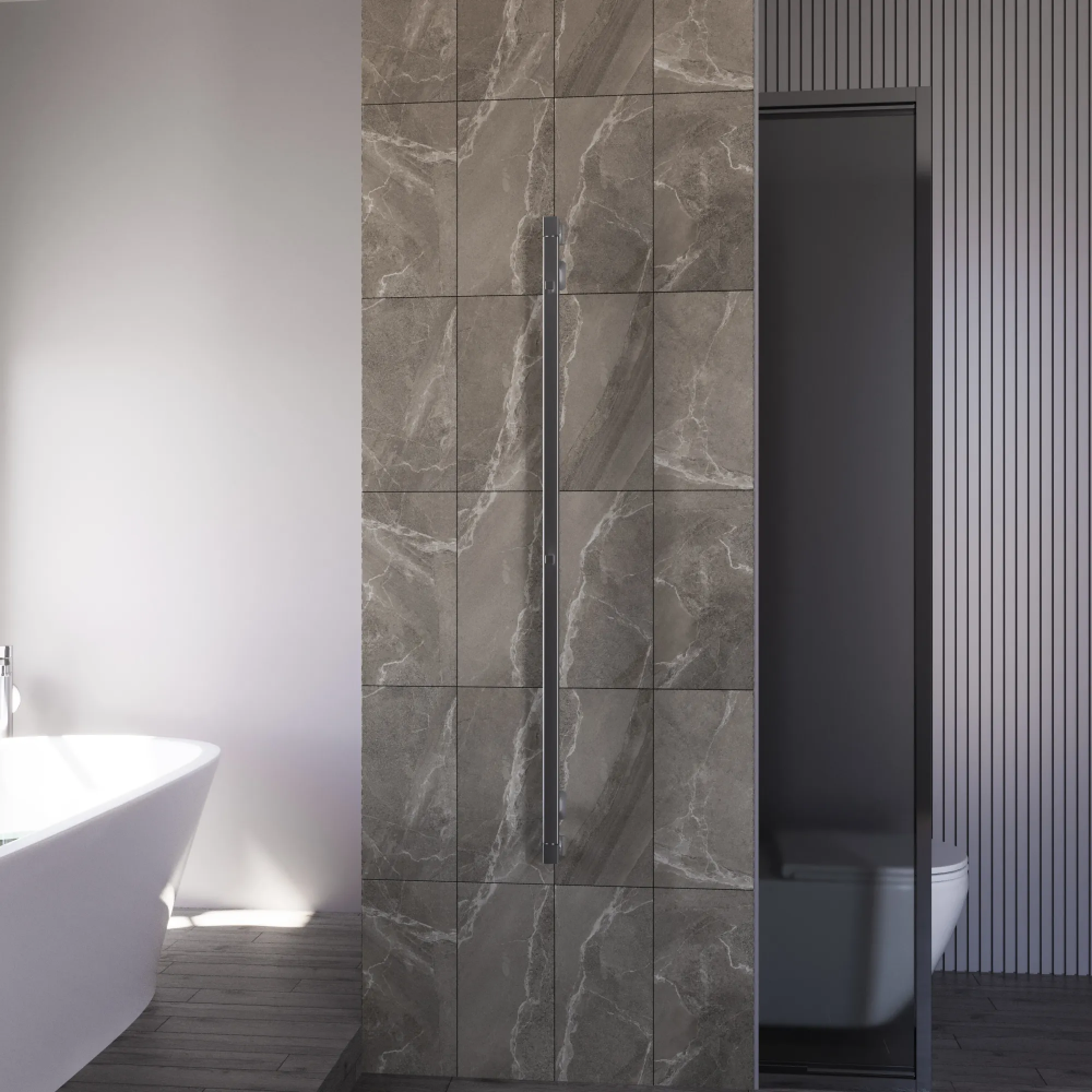 Полотенцесушитель водяной Grota Corsa 30х1200 хром матовый