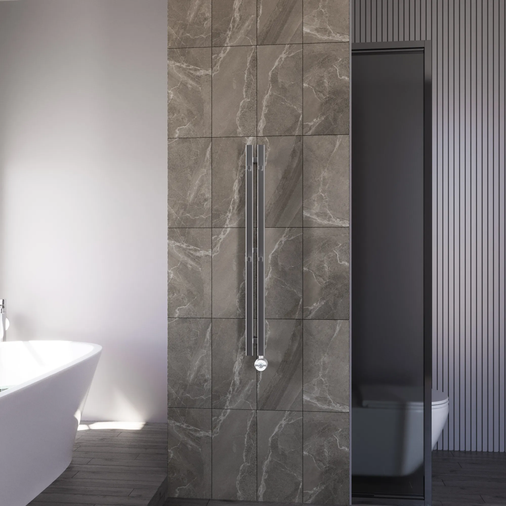 Полотенцесушитель электрический Grota Corsa 80х900 хром матовый