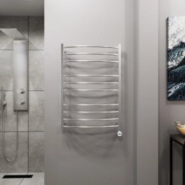 Полотенцесушитель электрический Grota Eco Calma 630x900 хром матовый